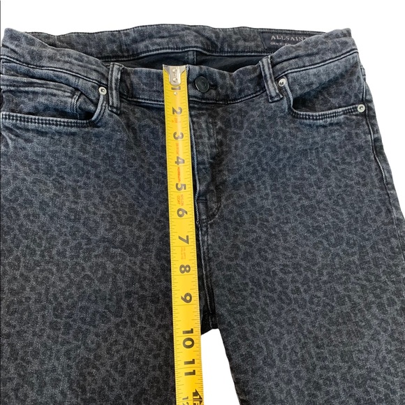 All Saints Black & Gray Grace you Skinny Jeans Size 30 - Picture 6 of 16